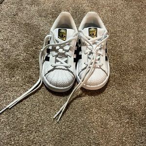 Kids Adidas Superstar Shell tops. Brand new